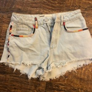 Garage Size: 3 high waisted festival shorts